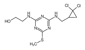 2-{4-[(2,2-dichloro-cyclopropylmethyl)-amino]-6-methylsulfanyl-[1,3,5]triazin-2-ylamino}-ethanol CAS:68619-02-3 manufacturer & supplier