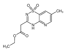 ethyl (7-methyl-1,1-dioxido-4H-pyrido[2,3-e][1,2,4]thiadiazin-3-yl)acetate CAS:686266-13-7 manufacturer & supplier