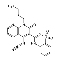 4-azido-1-butyl-3-(1,1-dioxido-4H-1,2,4-benzothiadiazin-3-yl)-1,8-naphthyridin-2(1H)-one CAS:686267-77-6 manufacturer & supplier