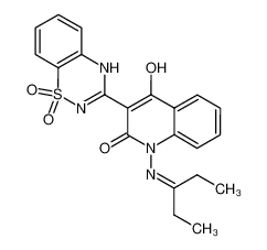 3-(1,1-dioxido-4H-1,2,4-benzothiadiazin-3-yl)-1-[(1-ethylpropylidene)amino]-4-hydroxyquinolin-2(1H)-one CAS:686268-82-6 manufacturer & supplier