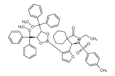 ethyl 1-((R)-(3-((4R,5R)-4,5-bis(methoxydiphenylmethyl)-1,3,2-dioxaborolan-2-yl)furan-2-yl)((4-methylphenyl)sulfonamido)methyl)cyclohexane-1-carboxylate CAS:686274-64-6 manufacturer & supplier