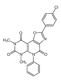 2-(4-chlorophenyl)-6,8-dimethyl-5-phenyl[1,3]oxazolo-[5',4':4,5]pyrido[2,3-d]pyrimidine-4,7,9(5H,6H,8H)-trione CAS:686277-91-8 manufacturer & supplier