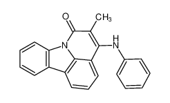 6H-Pyrido[3,2,1-jk]carbazol-6-one, 5-methyl-4-(phenylamino)- CAS:686280-10-4 manufacturer & supplier