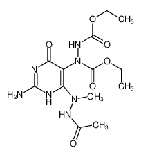 ethyl N-[6-[acetamido(methyl)amino]-2-amino-4-oxo-1H-pyrimidin-5-yl]-N-(ethoxycarbonylamino)carbamate CAS:68629-80-1 manufacturer & supplier