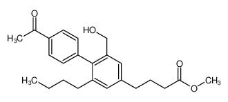 methyl 4-(4'-acetyl-2-butyl-6-(hydroxymethyl)-[1,1'-biphenyl]-4-yl)butanoate CAS:686294-24-6 manufacturer & supplier