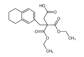 3,3-bis-ethoxycarbonyl-4-(5,6,7,8-tetrahydro-naphthalene-2-yl)-butanoic acid CAS:686298-43-1 manufacturer & supplier