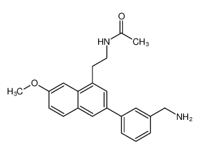 N-(2-(3-(3-(aminomethyl)phenyl)-7-methoxynaphthalen-1-yl)ethyl)acetamide CAS:686319-63-1 manufacturer & supplier