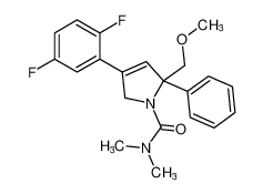 4-(2,5-difluorophenyl)-2-(methoxymethyl)-N,N-dimethyl-2-phenyl-2,5-dihydro-1H-pyrrole-1-carboxamide CAS:686320-31-0 manufacturer & supplier