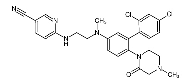 6-({2-[[2',4'-dichloro-6-(4-methyl-2-oxopiperazin-1-yl)-1,1'-biphenyl-3-yl](methyl)amino]ethyl}amino)nicotinonitrile CAS:686338-48-7 manufacturer & supplier