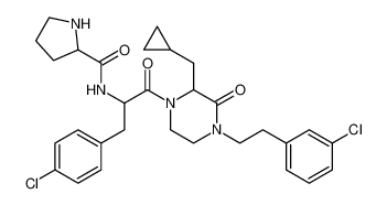 N-(1-(4-(3-chlorophenethyl)-2-(cyclopropylmethyl)-3-oxopiperazin-1-yl)-3-(4-chlorophenyl)-1-oxopropan-2-yl)pyrrolidine-2-carboxamide CAS:686340-39-6 manufacturer & supplier