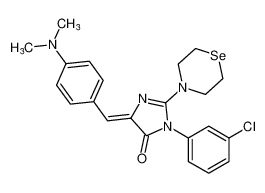 (Z)-3-(3-chlorophenyl)-5-(4-(dimethylamino)benzylidene)-2-selenomorpholino-3,5-dihydro-4H-imidazol-4-one CAS:686342-94-9 manufacturer & supplier