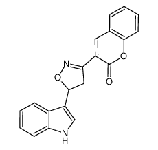 3-(5-(1H-indol-3-yl)-4,5-dihydroisoxazol-3-yl)-2H-chromen-2-one CAS:686343-91-9 manufacturer & supplier