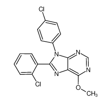 8-(2-chlorophenyl)-9-(4-chlorophenyl)-6-methoxy-9H-purine CAS:686344-95-6 manufacturer & supplier