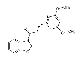 Benzoxazole, 3-[[(4,6-dimethoxy-2-pyrimidinyl)oxy]acetyl]-2,3-dihydro- CAS:686347-71-7 manufacturer & supplier