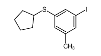 1-(cyclopentylthio)-3-iodo-5-methylbenzene CAS:686351-24-6 manufacturer & supplier