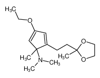 4-ethoxy-N,N,1-trimethyl-2-(2-(2-methyl-1,3-dioxolan-2-yl)ethyl)cyclopenta-2,4-dien-1-amine CAS:686352-28-3 manufacturer & supplier