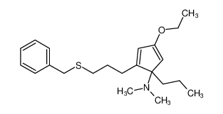 2-(3-(benzylthio)propyl)-4-ethoxy-N,N-dimethyl-1-propylcyclopenta-2,4-dien-1-amine CAS:686352-97-6 manufacturer & supplier