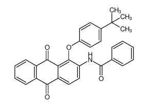 N-(1-(4-(tert-butyl)phenoxy)-9,10-dioxo-9,10-dihydroanthracen-2-yl)benzamide CAS:68637-84-3 manufacturer & supplier