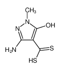 3-amino-1-methyl-5-oxo-2,5-dihydro-1H-pyrazole-4-carbodithioic acid CAS:68640-87-9 manufacturer & supplier