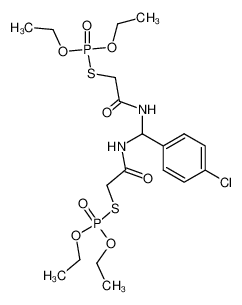 Thiophosphoric acid S-[({(4-chloro-phenyl)-[2-(diethoxy-phosphorylsulfanyl)-acetylamino]-methyl}-carbamoyl)-methyl] ester O,O'-diethyl ester CAS:68642-17-1 manufacturer & supplier