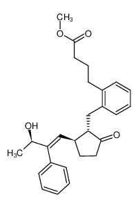 methyl 4-2'-{[2S-(3R-hydroxy-2-phenyl-1E-butenyl)-5-oxocyclopent-1S-yl]methyl}-phenylbutanoate CAS:68655-31-2 manufacturer & supplier