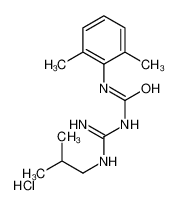 1-(2,6-dimethylphenyl)-3-[N'-(2-methylpropyl)carbamimidoyl]urea,hydrochloride CAS:68656-78-0 manufacturer & supplier