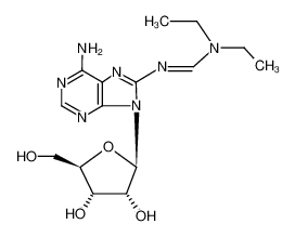 8-diethylaminomethyleneamino-adenosine CAS:68666-59-1 manufacturer & supplier