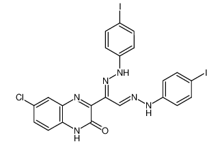 (7-chloro-3-oxo-3,4-dihydro-quinoxalin-2-yl)-(4-iodo-phenylhydrazono)-acetaldehyde (4-iodo-phenyl)-hydrazone CAS:68667-36-7 manufacturer & supplier