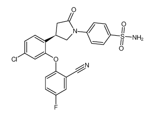 (R)-4-(4-(4-chloro-2-(2-cyano-4-fluorophenoxy)phenyl)-2-oxopyrrolidin-1-yl)benzenesulfonamide CAS:686716-22-3 manufacturer & supplier