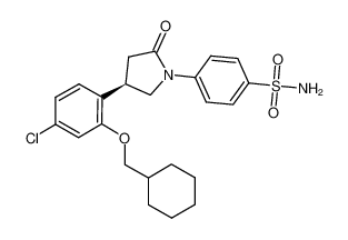 (R)-4-(4-(4-chloro-2-(cyclohexylmethoxy)phenyl)-2-oxopyrrolidin-1-yl)benzenesulfonamide CAS:686716-23-4 manufacturer & supplier