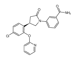 (R)-3-(4-(4-chloro-2-(pyridin-2-yloxy)phenyl)-2-oxopyrrolidin-1-yl)benzamide CAS:686716-60-9 manufacturer & supplier