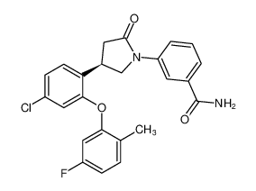 (R)-3-(4-(4-chloro-2-(5-fluoro-2-methylphenoxy)phenyl)-2-oxopyrrolidin-1-yl)benzamide CAS:686716-79-0 manufacturer & supplier