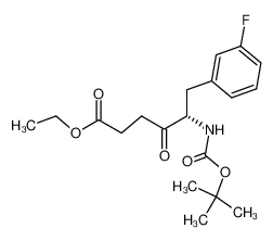 5-tert-butoxycarbonylamino-L-6-(3-fluorophenyl)-4-oxo-hexanoic acid ethyl ester CAS:686718-74-1 manufacturer & supplier