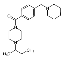 (4-sec-butyl-piperazin-1-yl)-(4-piperidin-1-ylmethyl-phenyl)-methanone CAS:686720-86-5 manufacturer & supplier