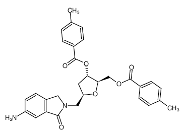 N-[(3',5'-di-O-toluoyl-2'-deoxy-β-D-ribo-pentofuranosyl)methyl]-4-amino-isoindolin-1-one CAS:686727-50-4 manufacturer & supplier