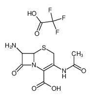 3-Acetylamino-7-amino-8-oxo-5-thia-1-aza-bicyclo[4.2.0]oct-2-ene-2-carboxylic acid; compound with trifluoro-acetic acid CAS:68673-30-3 manufacturer & supplier