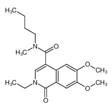 2-ethyl-6,7-dimethoxy-1-oxo-1,2-dihydro-isoquinoline-4-carboxylic acid butyl-methyl-amide CAS:686734-47-4 manufacturer & supplier