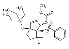 Carbonic acid (2aR,4aS,7R,7aR)-1-benzenesulfonyl-4a-triethylsilanyloxy-3,4,4a,7-tetrahydro-2aH-cyclobuta[c]pentalen-7-yl ester methyl ester CAS:686737-74-6 manufacturer & supplier