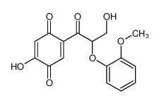 2-hydroxy-5-(3-hydroxy-2-(2-methoxyphenoxy)propanoyl)cyclohexa-2,5-diene-1,4-dione CAS:686742-21-2 manufacturer & supplier