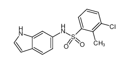 3-chloro-2-methyl-N-(1H-indol-6-yl)benzenesulphonamide CAS:686746-92-9 manufacturer & supplier