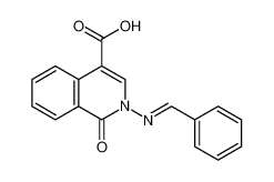 (E)-2-(benzylideneamino)-1-oxo-1,2-dihydroisoquinoline-4-carboxylic acid CAS:686748-35-6 manufacturer & supplier