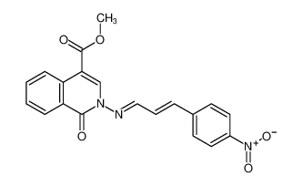 methyl 2-(((1E,2E)-3-(4-nitrophenyl)allylidene)amino)-1-oxo-1,2-dihydroisoquinoline-4-carboxylate CAS:686748-61-8 manufacturer & supplier