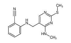 2-[(4-methylamino-2-methylsulfanyl-pyrimidin-5-ylmethyl)-amino]benzonitrile CAS:686758-94-1 manufacturer & supplier