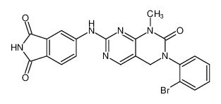 5-((6-(2-bromophenyl)-8-methyl-7-oxo-5,6,7,8-tetrahydropyrimido[4,5-d]pyrimidin-2-yl)amino)isoindoline-1,3-dione CAS:686761-21-7 manufacturer & supplier