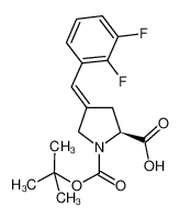 (S)-1-(tert-butoxycarbonyl)-4-(2,3-difluorobenzylidene)pyrrolidine-2-carboxylic acid CAS:686766-66-5 manufacturer & supplier