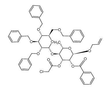 allyl (2,3,4,6-tetra-O-benzyl-α-D-glucopyranosyl)-(1-)4)-2-O-benzoyl-3-O-chloroacetyl-α-L-rhamnopyranoside CAS:686767-41-9 manufacturer & supplier