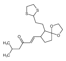 (E)-1-[6-(2-[1,3]Dithiolan-2-yl-ethyl)-1,4-dioxa-spiro[4.4]non-7-yl]-5-methyl-hex-1-en-3-one CAS:68677-62-3 manufacturer & supplier