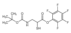 perfluorophenyl 3-((tert-butoxycarbonyl)amino)-2-mercaptopropanoate CAS:686775-26-8 manufacturer & supplier