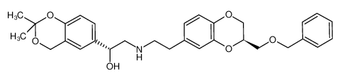 (1R)-2-[(2-{(3R)-3-[(benzyloxy)methyl]-2,3-dihydro-1,4-benzodioxin-6-yl}ethyl)amino]-1-(2,2-dimethyl-4H-1,3-benzodioxin-6-yl)ethanol CAS:686780-14-3 manufacturer & supplier