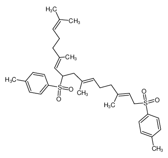 4,4'-((2E,6E,10E)-3,7,11,15-tetramethylhexadeca-2,6,10,14-tetraene-1,9-diyldisulfonyl)bis(methylbenzene) CAS:68690-58-4 manufacturer & supplier